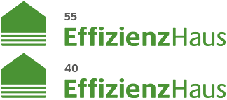 Abbildung: Effizienzhaus 40 und Effizienzhaus 55